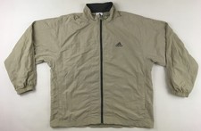 Adidas 2001 jacket mesh lined full zip Y2K gray logo vintage 2000s L / XL