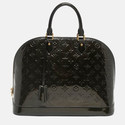 Louis Vuitton Tasche Vert Bronze Monogram Vernis Alma GM