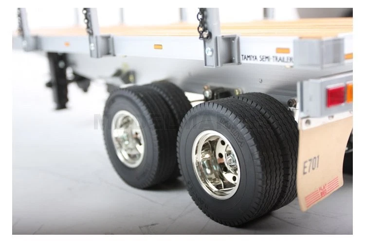 TAMIYA 56306 1/14 RC Flatbed Semi-Trailer - Immagine 2 di 4