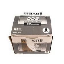 NEW Lot of 5 Maxell DDS Cleaning Cartridge 50 Cleanings DAT DDS1 DDS2 DDS3 DDS4