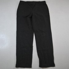 Weekends Chicos 0 / 4 Gray Ponte Pull On Straight Womens Pants