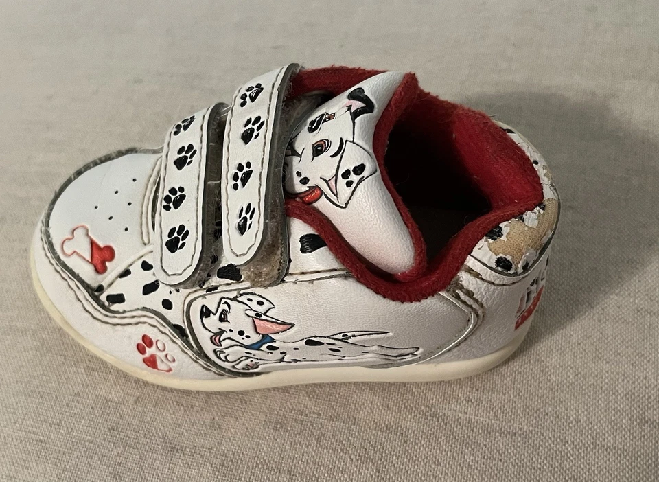 Vintage Disney 101 Dalmatians Dog Baby Sneakers Tennis Shoes Size 4 HTF  - Image 3 of 4