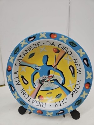 Mark Kostabi 10'' Bowl Rigatoni Alla Catanese Da Ciro NYC L.E Buon Ricordo # 251