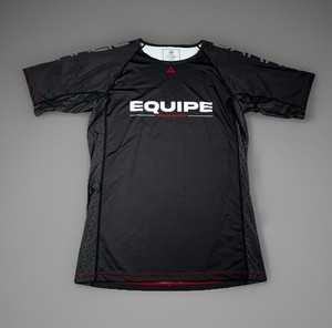 Gracie Barra Men's XL Grappling Rashguard Spandex Compression MMA Jiu Jitsu-EUC