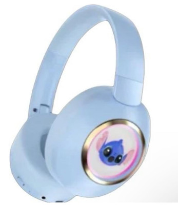 LED Light-Up Wireless Kopfhörer - Stitch Style, Bluetooth, faltbar - Geschenk Weihnachten
