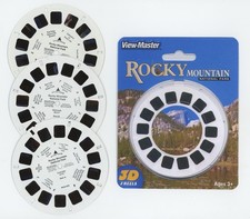 Rocky Mountain National Park Colorado View-Master 3 Reels and Copy of Cover