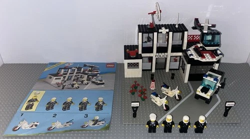 Lego 6386 System Police Command Base Set Vintage Manual Station