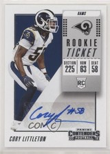2018 Panini Contenders Rookie Ticket Auto Cory Littleton #211 Auto 09hd