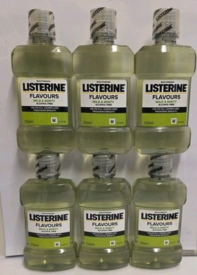 Listerine Fresh Mild N Minty Mundspülung Family Vorteilspack frischer Atem 6 x 250 ml