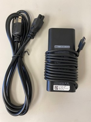 OEM Dell 65W USB-C XPS 13 7390 9380 AC GJJYR WMDHR VT148 V2TJ7