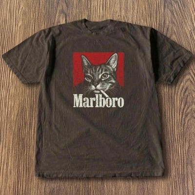 Marlboro cat smoking tshirt, vintage tshirt