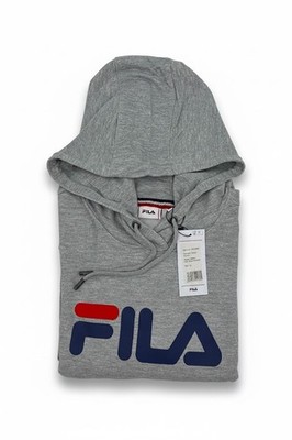 FILA Hoody Barumini Sweatshirt Herren grau Baumwolle Kapuze FAU0068 Größe XL