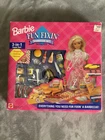 Vintage 1995 3-in-1 Super Barbie Fun Fixin BBQ Pretend Set #67431 Never opened