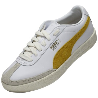 Puma Oslo City Premium 374800 White Lemon Grey Gr 41 Retro Sneaker Neu Ovp