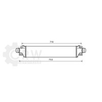 LadeluftküHler FüR Chevrolet Aveo SchräGheck 1.4 Turbo Bj.13-20
