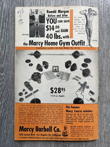 Peary Rader IRON MAN Magazine CLARENCE ROSS + ARTHUR HARRIS APR 1953 VOL 12 NO 5 - Picture 23 of 23