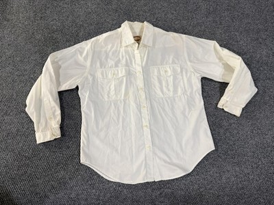 white dress shirt banana republic Vintage Banana Republic Shirt Womens 12 White Button Front Long Sleeve 80s