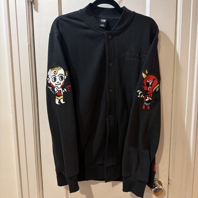 RVCA x EVERLAST BERT KRAK SMITH STREET TATTOO BROOKLYN Stadium Sweatshirt Jacket