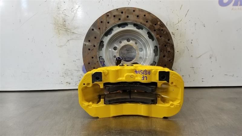 2023 MASERATI GRECALE TROFEO BRAKE CALIPER WITH ROTOR FRONT LEFT DRIVER YELLOW