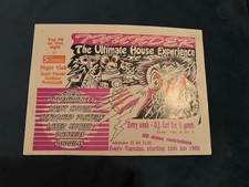 Vintage Rare Rave Flyer 5th Avenue Portsmouth Collectable January 1990