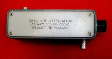HP 355C VHF Attenuator 0.5W 50Ω DC-1000 MHz 0-12dB/1dB Steps - Tested