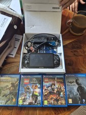 Sony PlayStation Vita Handheld System - Black with 4 games uncharted.batman.lego