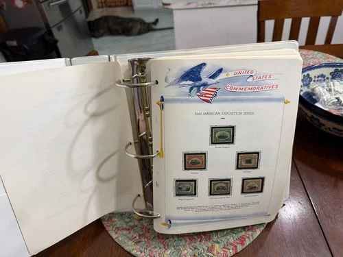 US STAMP COLLECTION ALBUM ALL PICTURED HIGH CV SCOTT