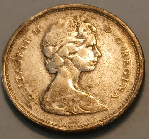 1965 Canada Queen Elizabeth 80 Percent SILVER Quarter