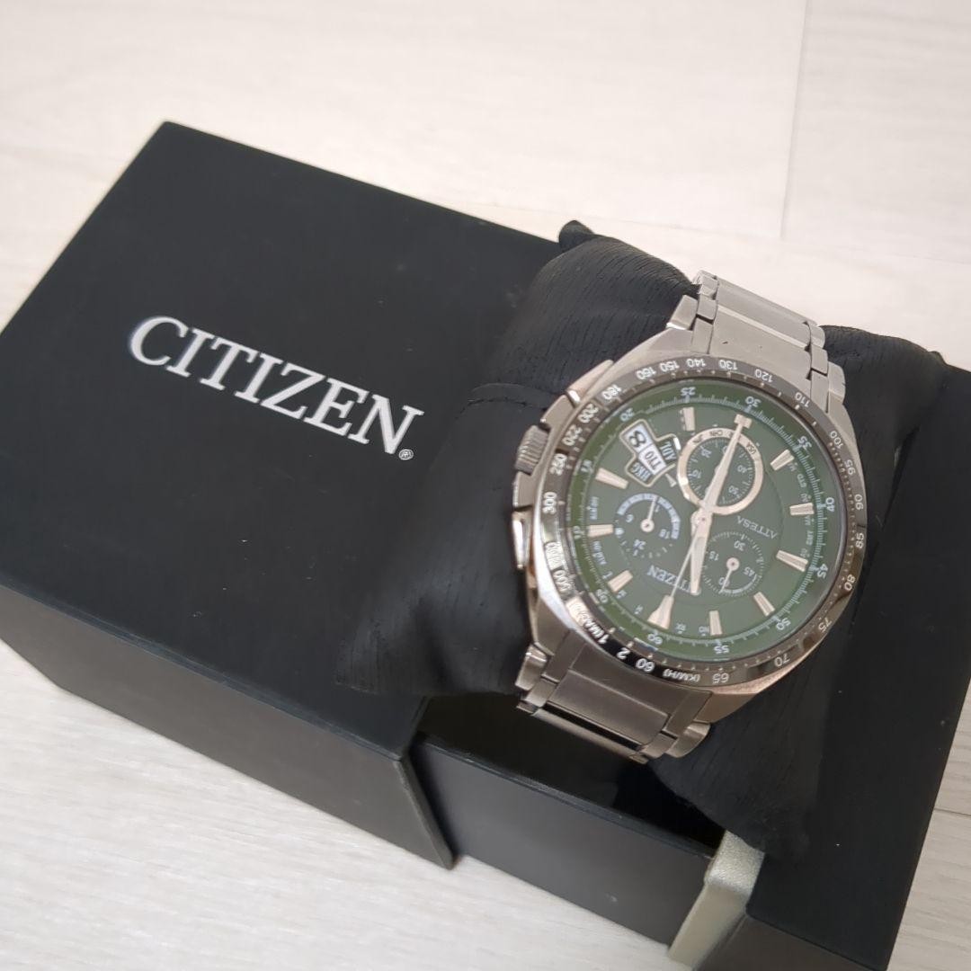 Watch Solar Radio Wave Model H610 T016782 CITIZEN ATTESA