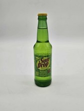 Sun Drop Citrus Soda Green Glass Bottle 12oz Vintage Style Display Bottle