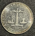 American Argent Mint 1 OZ 999 FINE SILVER Round - World Trade Silver 1 Troy Oz