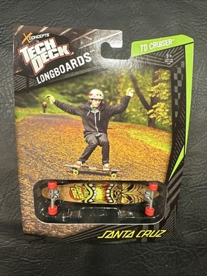 X Concepts Tech Deck Longboard SANTA CRUZ TD Cruiser NEW NIP MOC Red Wheels WOW