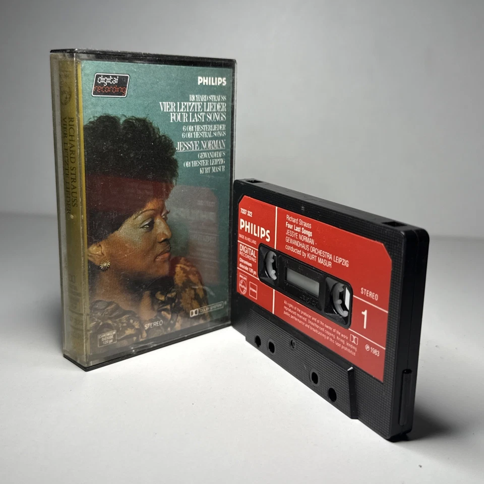 Richard Strauss, Norman: Vier Letzte Lieder / 6 Orchesterlieder - Cassette Tape - Image 3 of 4