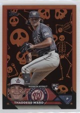 2023 Topps Update Skeleton Foil 46/50 Thad Ward Thaddeus Ward #US111 4z8