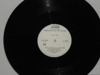 REAL LIFE Face To Face x2 1985 Once Bitten dance mix rock edit 12 inch vinyl