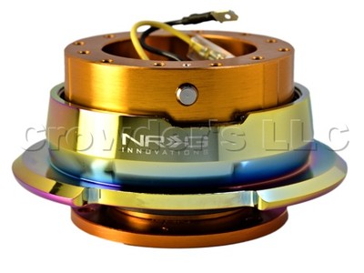 NRG Steering Wheel Quick Release Hub Kit Gen 2.8 Rose Gold - Neochrome Ring NEW