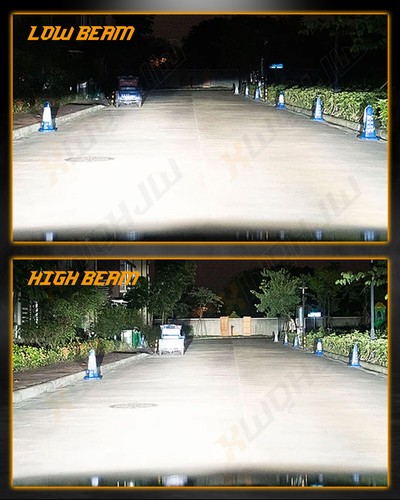 H4 9003 LED Headlight Kit High Low Beam Conversion Kit 6000K White - Foto 8 di 13