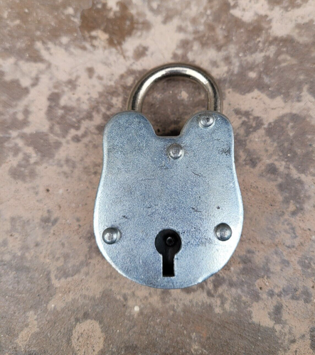 Antique Look Iron Lock With Keys - 3" Iron Jailer Padlock with Keys - 第 5/6 張圖片