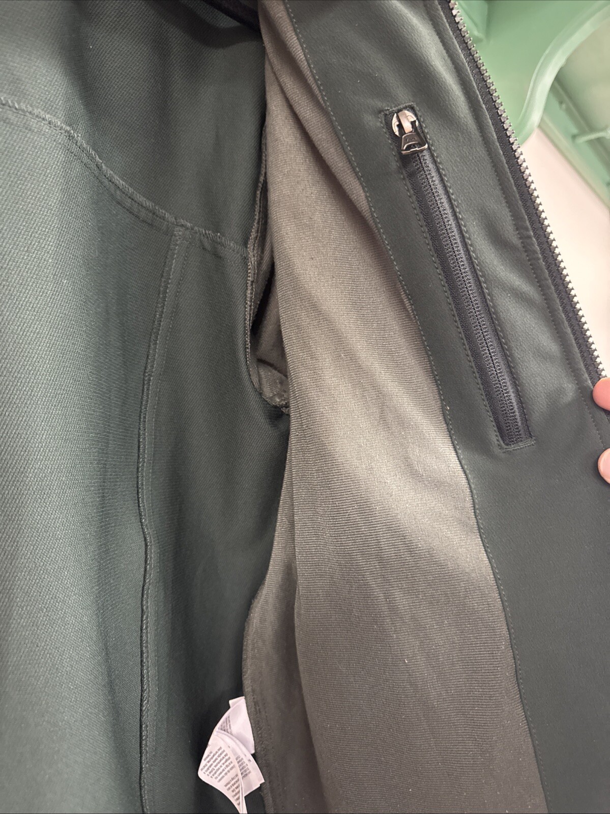 Columbia Jacket Interchange Core Full Zip; Green;… - image 5