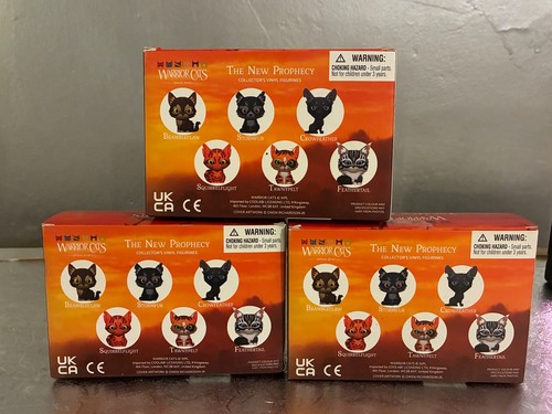 Warrior Cats vinyl figurines Squirrelflight Crowfeather Tawnypelt 3" in boxes - Picture 6 of 9