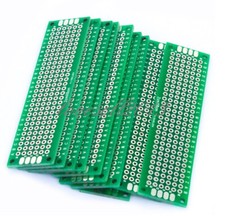 10PCS Double Side Prototype PCB Tinned Universal Breadboard 2x8 cm 20mmx80mm FR4