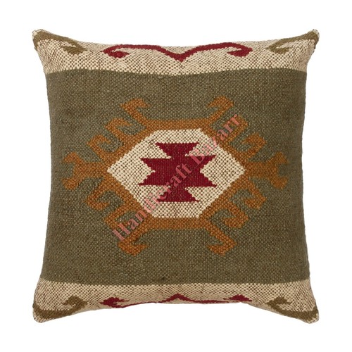 Throw Pillow Cushion Cover Wool Jute Pillow Cases Jute Home Decor 2 Pcs Christma - Picture 13 of 75