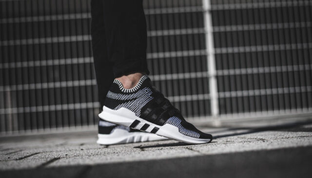 adidas eqt support adv primeknit black white