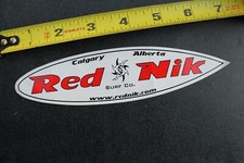 Red Nik Galgary Alberta Canada Surfboards Surf Rare V26A Vintage Surfing STICKER