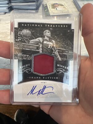 2014-15 Panini National Treasures NBA Night Moves 28/35 Shane Battier #NM-SB