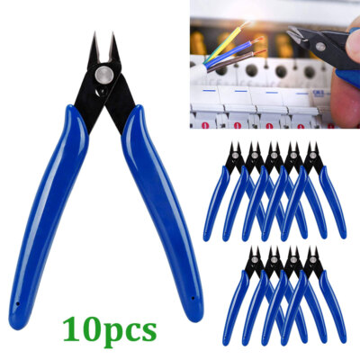 10X Elektrische Draht Kabel Schneider Schneiden Seite Snips Bündig Zange Zange Werkzeug UK