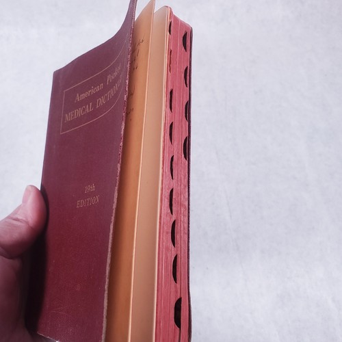 American Pocket Medical Dictionary - 1955 - Faux Leather - 19th Edition - Imagen 7 de 10