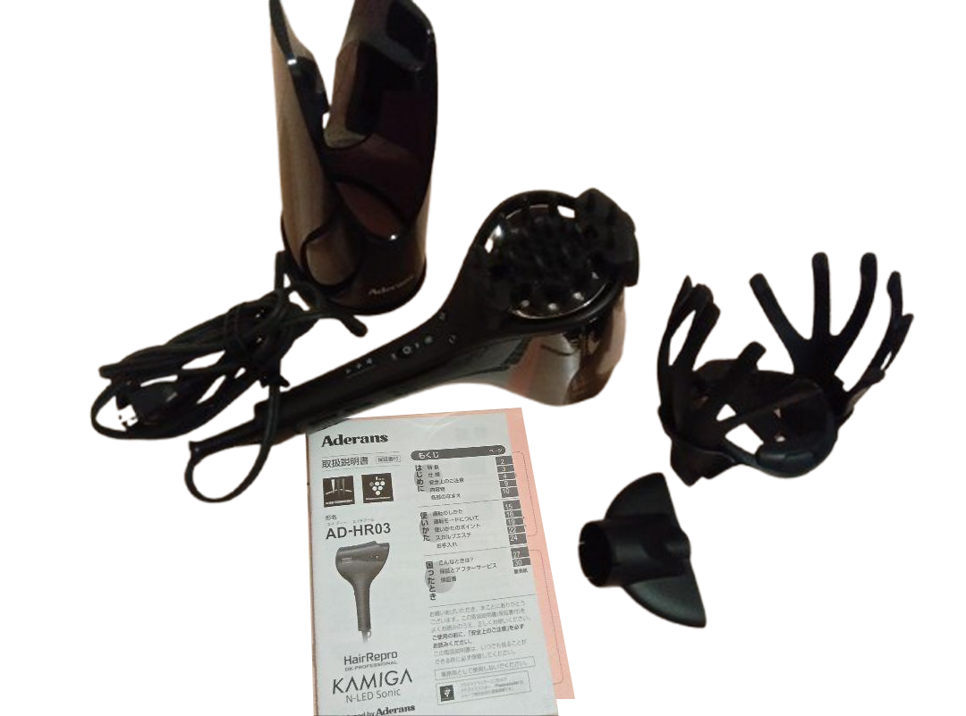 Aderans Kamiga AD-HR03 Sculpture Hair Dryer Midnight Black Aderans Kamiga AD-HR03 Sculpture Hair Dryer Midnight Black