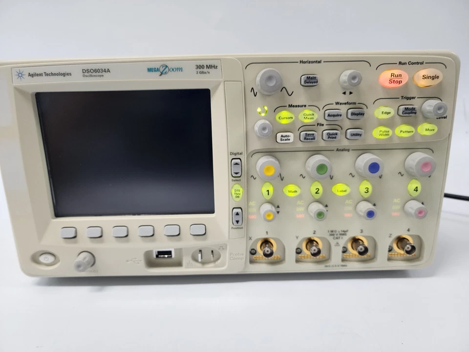 Agilent  DSO6034A Oscilloscope 300MHz , 4 Analog Channels - Image 2 of 4