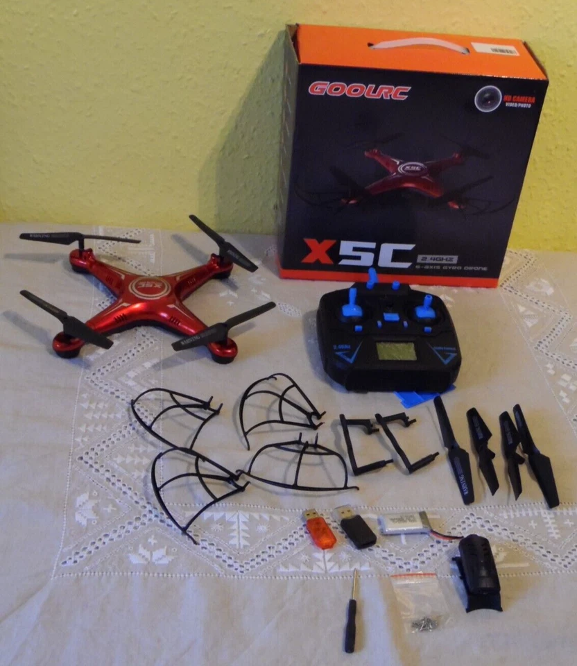 GOOLRC X5C Gyroscope Explorer Video Drone Remote Control Quadcopter Unused boxed - Image 2 of 4